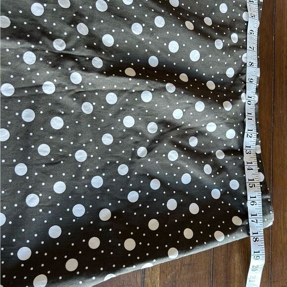 Boden Brown Lined Cotton Polkadot A-Line Skirt Size 12 - Picture 4 of 10